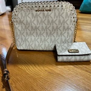 Michael Kors Crossbody Bag and Wallet